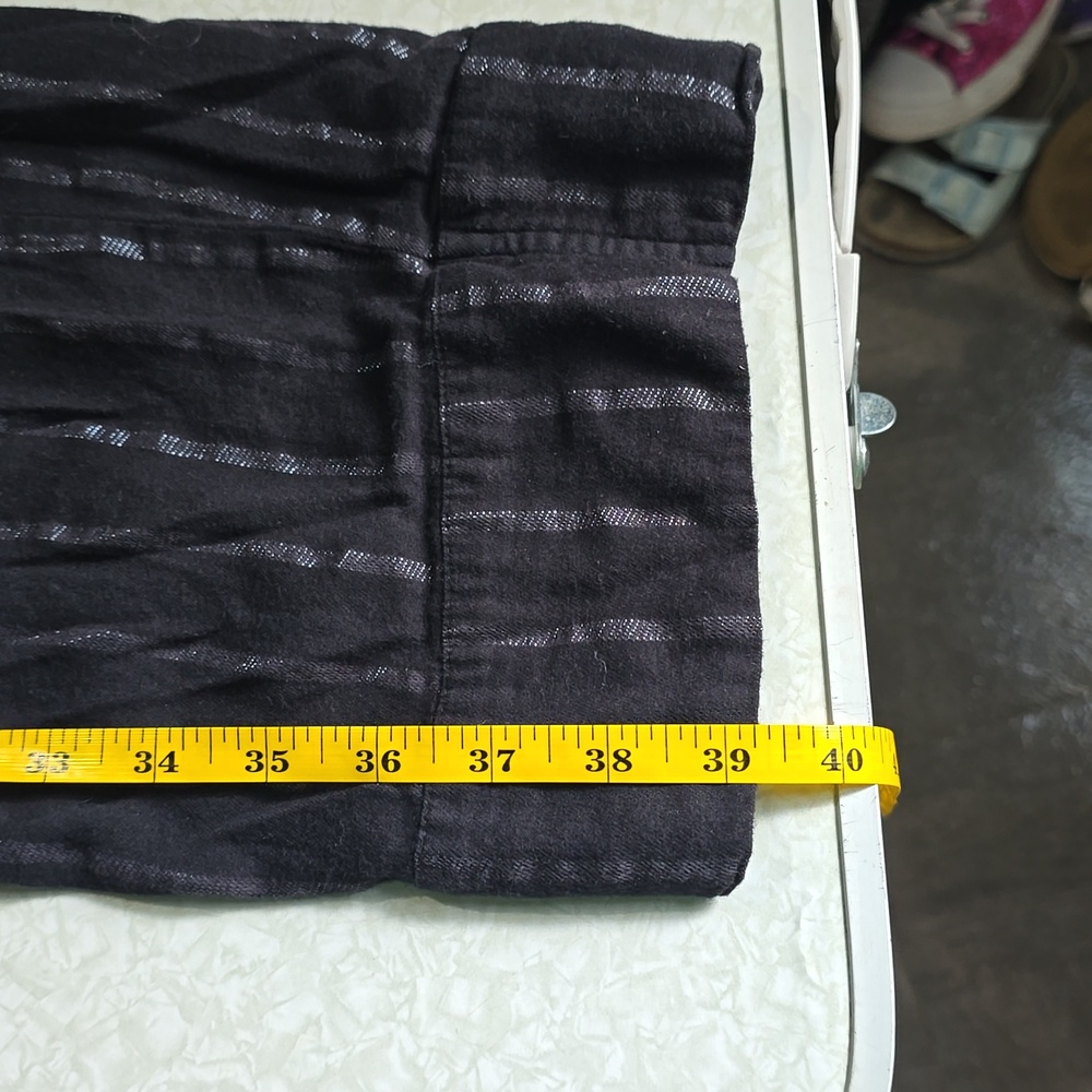 Victoria Secret Black Shimmer Striped Pajamas Medium - Picture 16 of 16